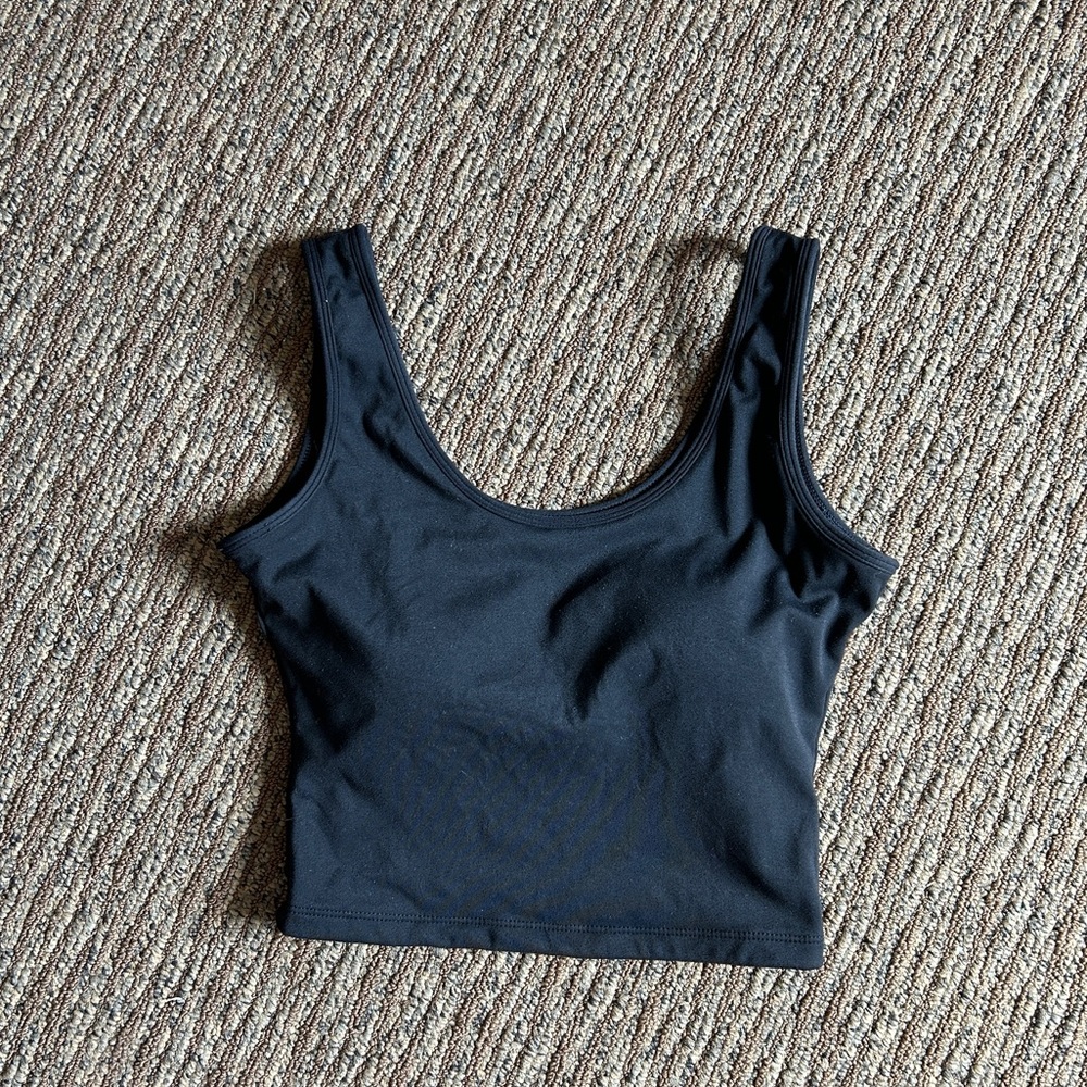 Klassy Network Scoop Crop Top